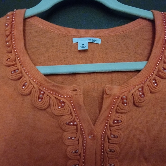 Halogen cardigan in orange size medium - Picture 4 of 6